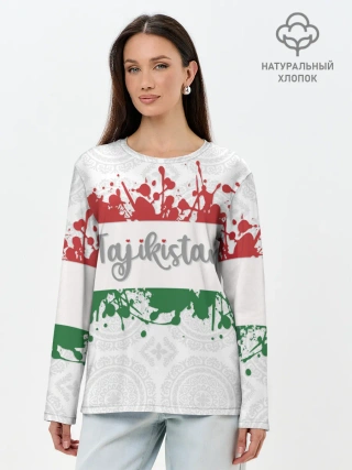 Лонгслив женский. Хлопок / Таджикистан