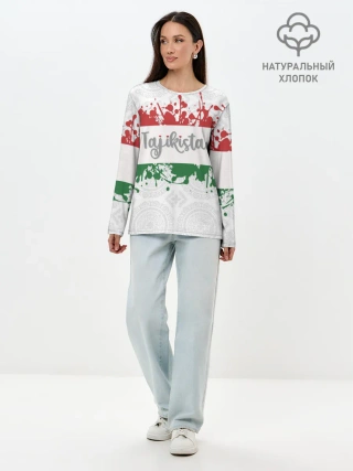 Лонгслив женский. Хлопок / Таджикистан