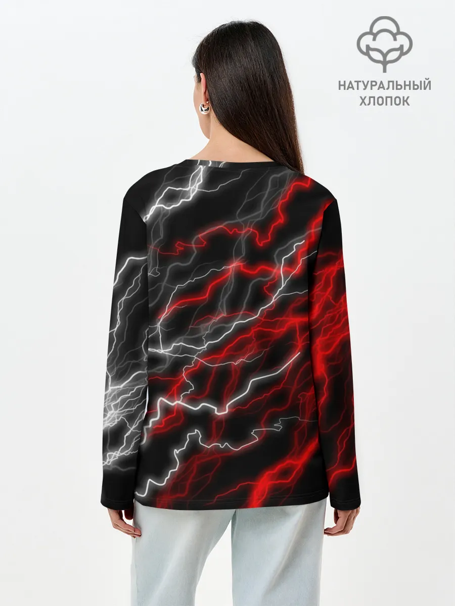 Лонгслив женский. Хлопок / KIA.