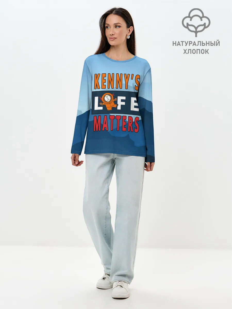 Лонгслив женский. Хлопок / Kennys LIFE matters