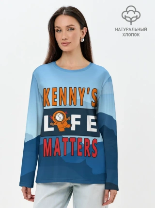 Лонгслив женский. Хлопок / Kennys LIFE matters