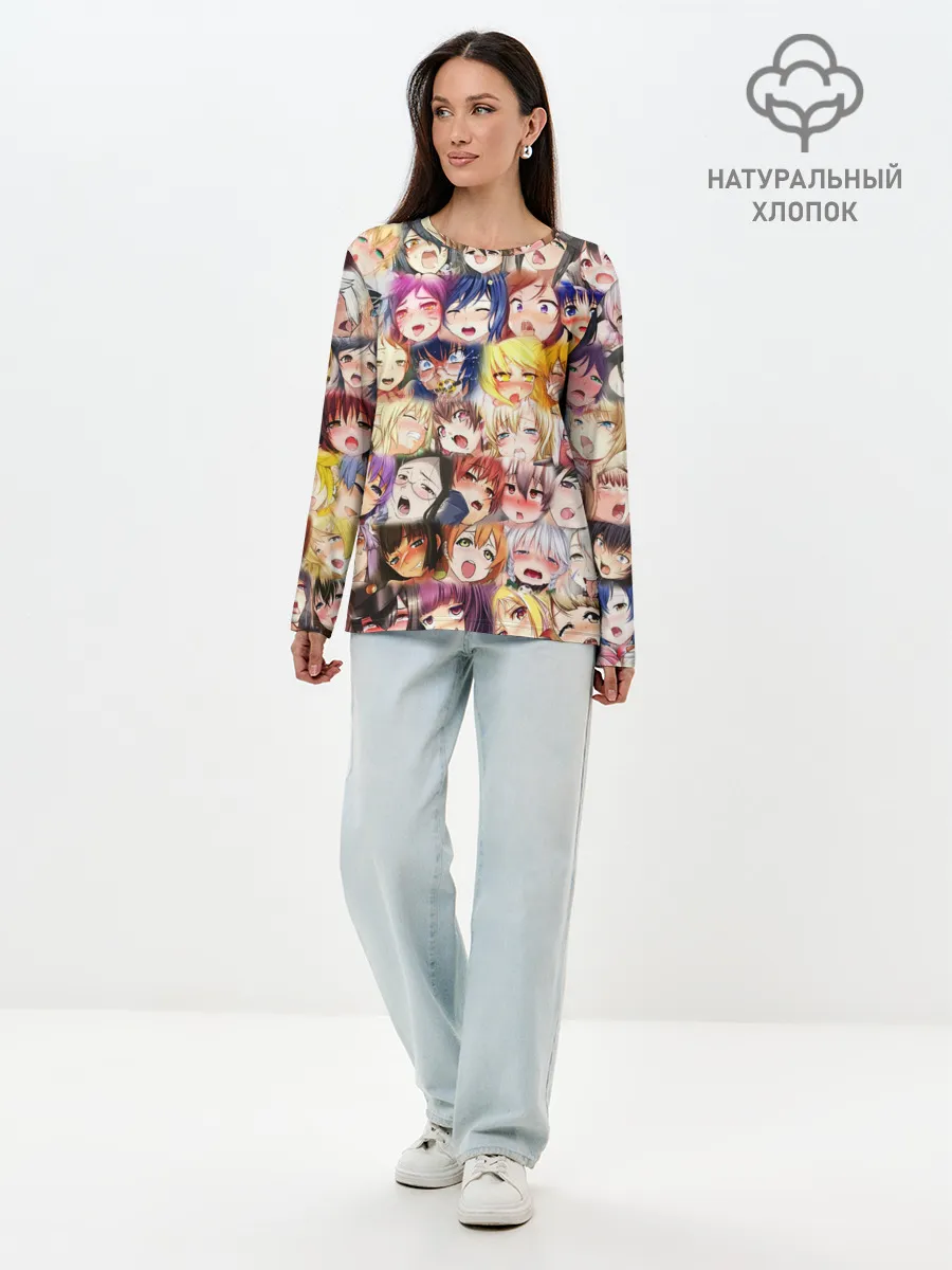 Лонгслив женский. Хлопок / SENPAI | СЕНПАЙ