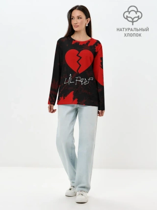 Лонгслив женский. Хлопок / LIL PEEP / ЛИЛ ПИП