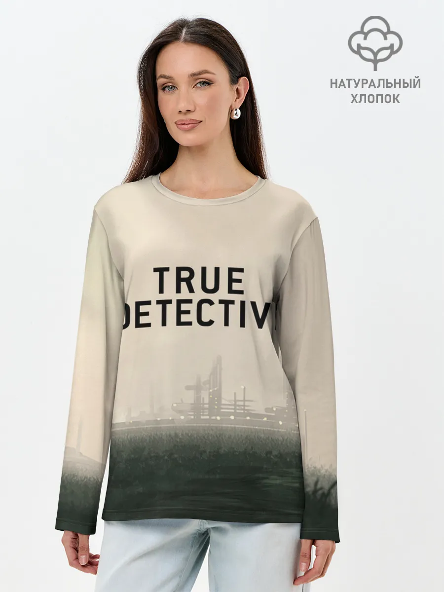 Лонгслив женский. Хлопок / Настоящий детектив