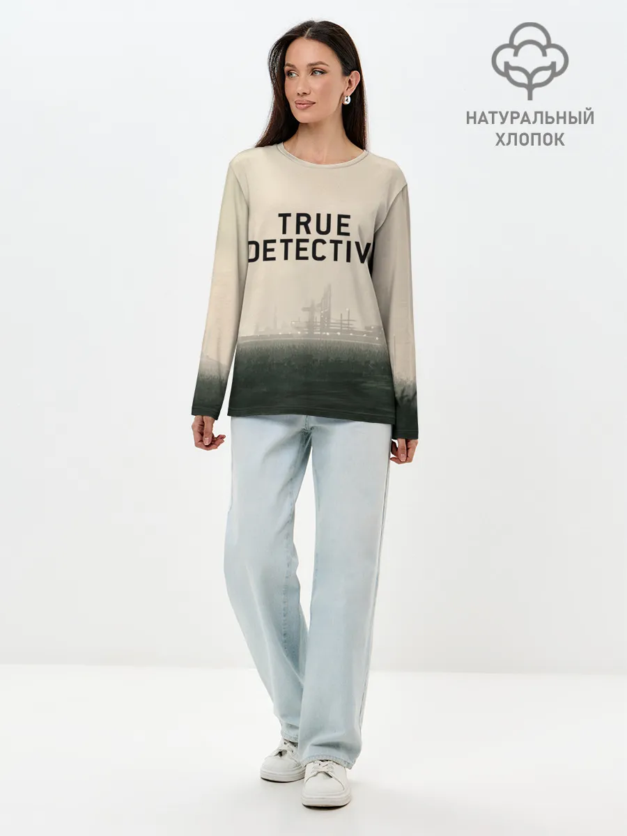 Лонгслив женский. Хлопок / Настоящий детектив