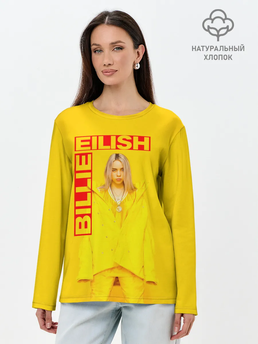 Лонгслив женский. Хлопок / BILLIE EILISH