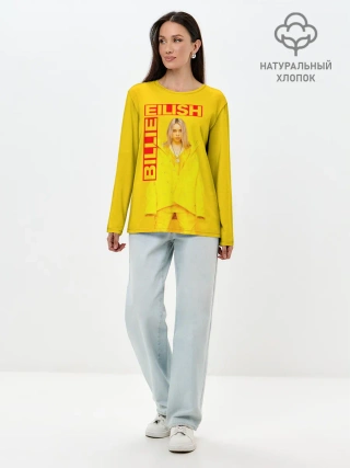 Лонгслив женский. Хлопок / BILLIE EILISH