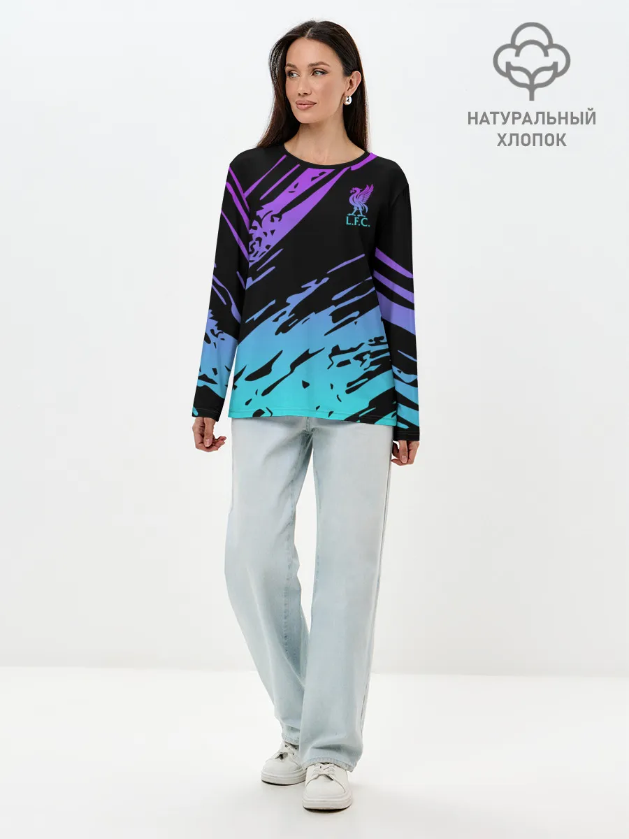 Лонгслив женский. Хлопок / Liverpool F.C.