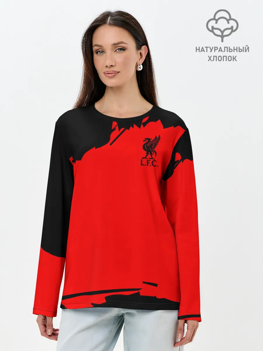 Лонгслив женский. Хлопок / Liverpool F.C.