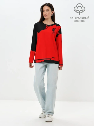 Лонгслив женский. Хлопок / Liverpool F.C.