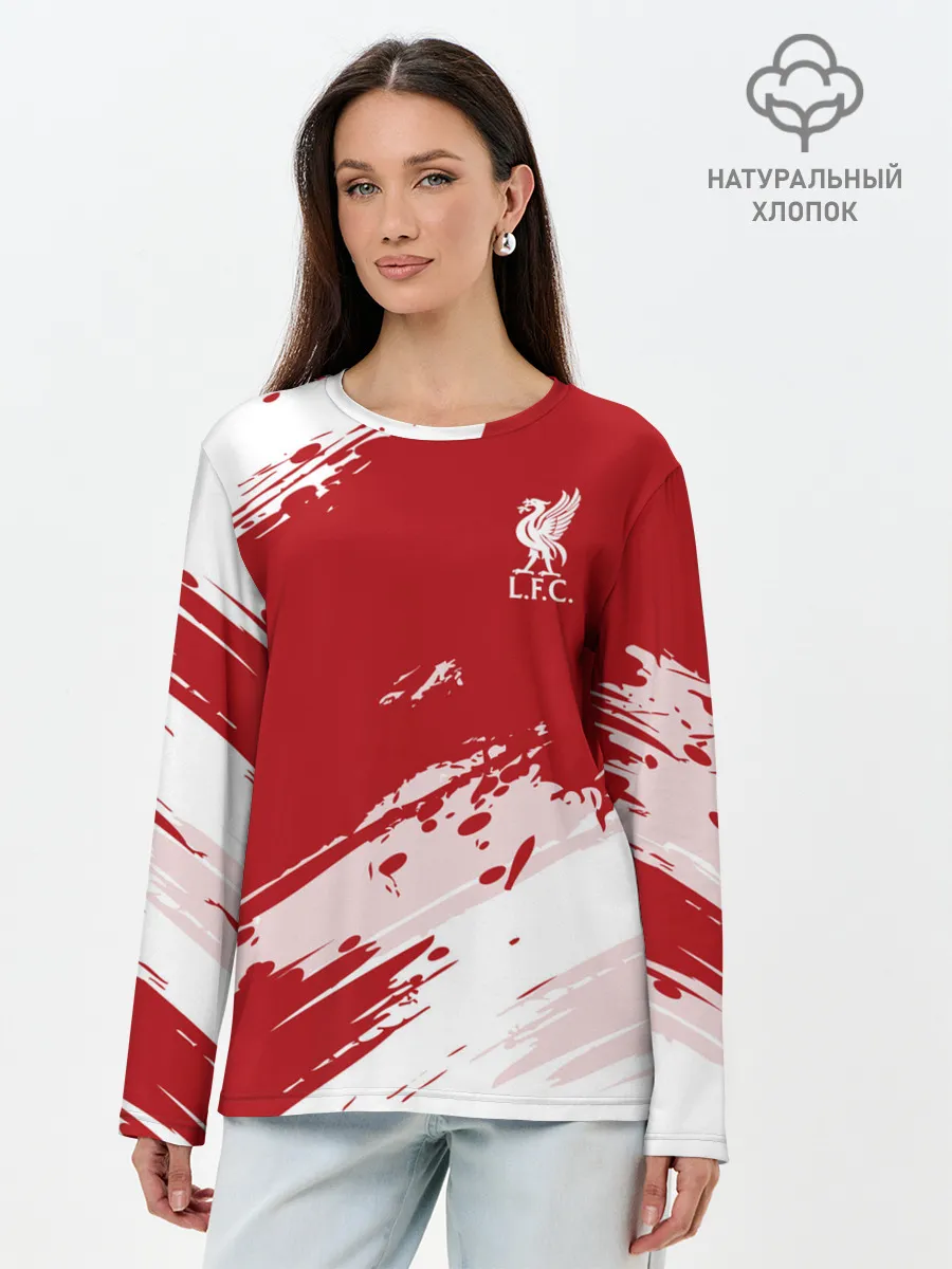 Лонгслив женский. Хлопок / Liverpool F.C.