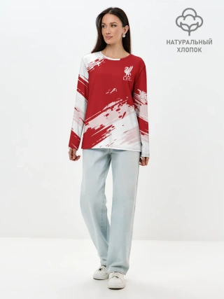 Лонгслив женский. Хлопок / Liverpool F.C.