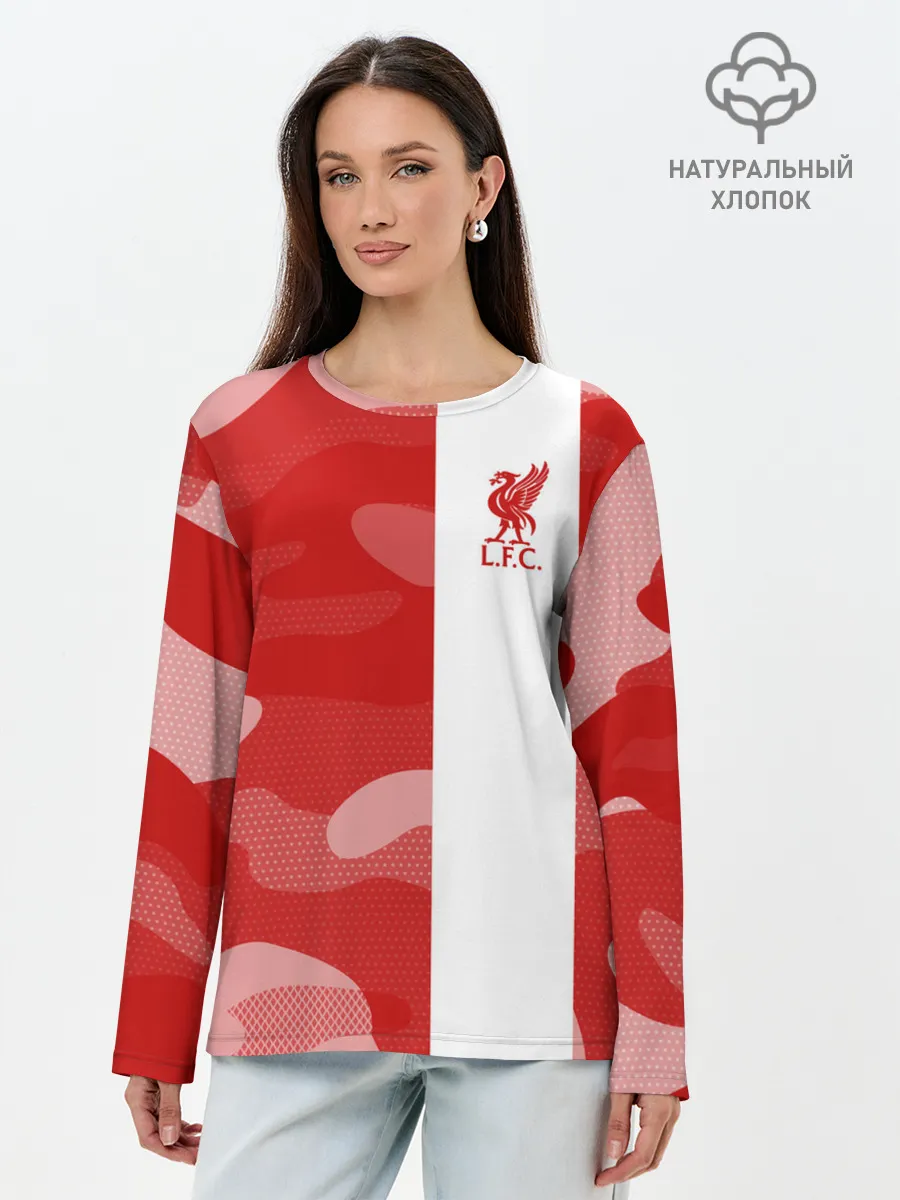 Лонгслив женский. Хлопок / Liverpool F.C.