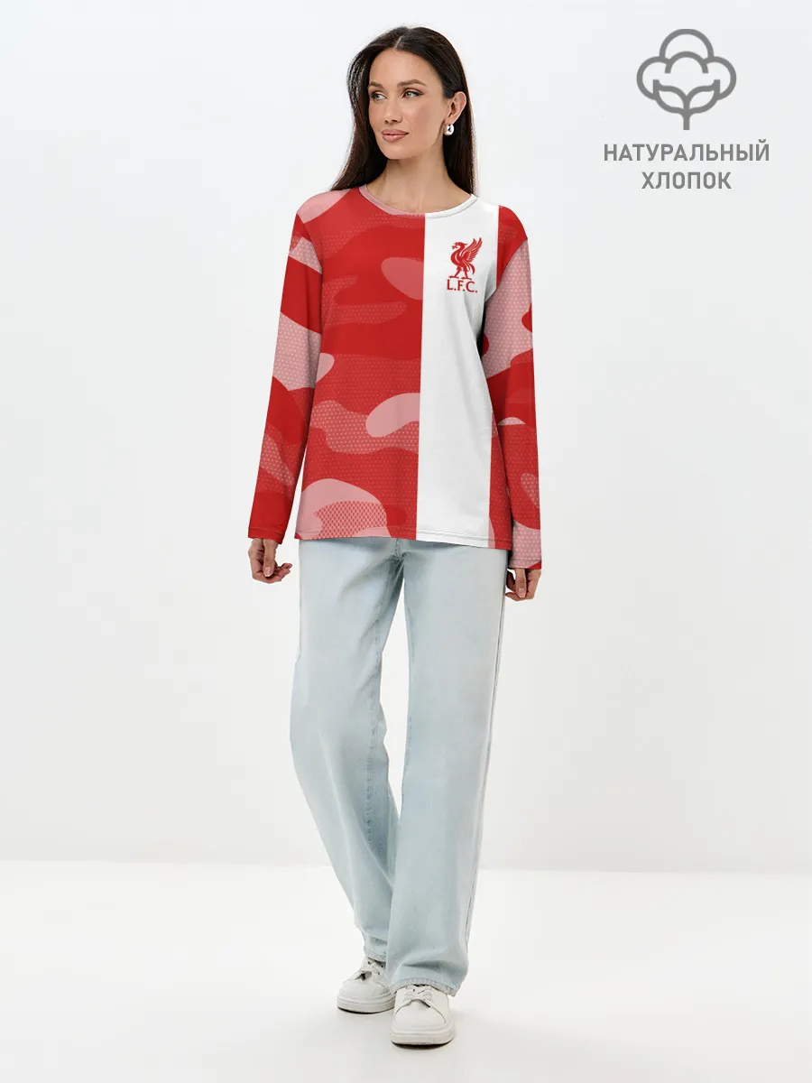 Лонгслив женский. Хлопок / Liverpool F.C.