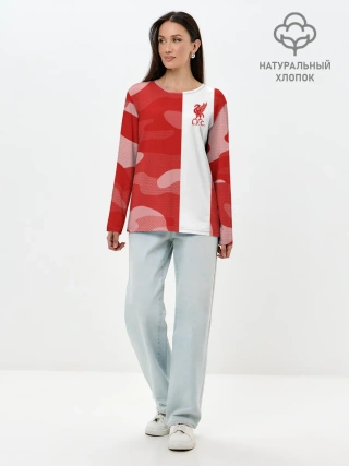 Лонгслив женский. Хлопок / Liverpool F.C.