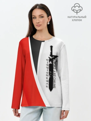 Лонгслив женский. Хлопок / Sword Art Online