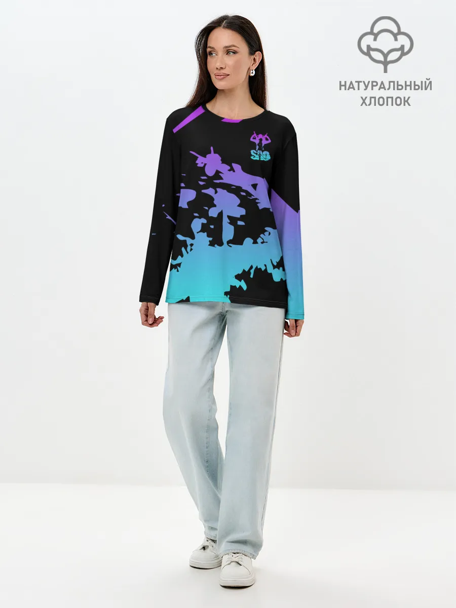 Лонгслив женский. Хлопок / Sword Art Online