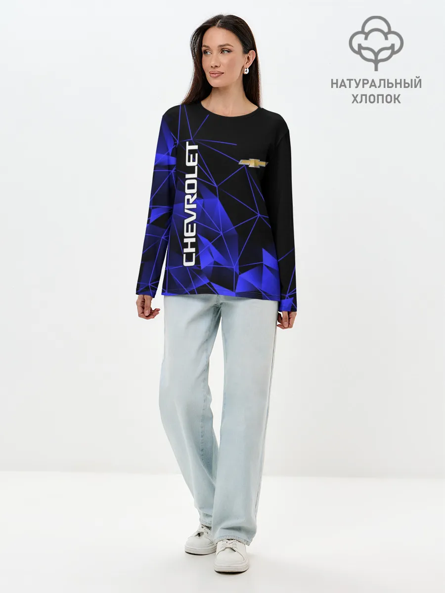 Лонгслив женский. Хлопок / CHEVROLET