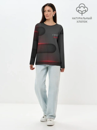 Лонгслив женский. Хлопок / AUDI