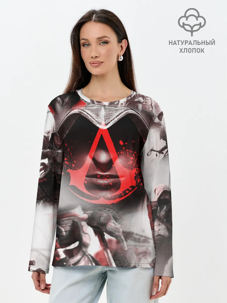 Лонгслив женский. Хлопок / ASSASSINS CREED