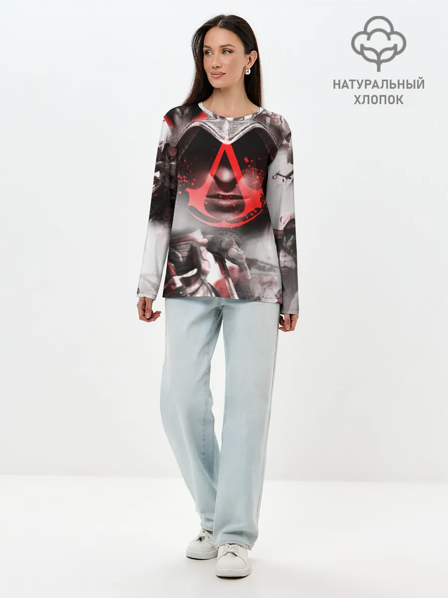 Лонгслив женский. Хлопок / ASSASSINS CREED