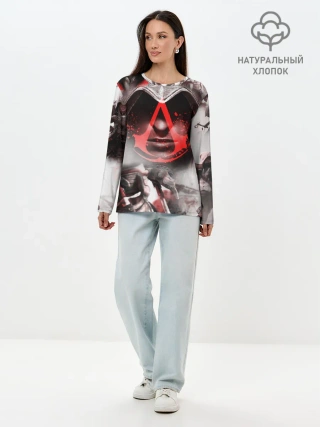 Лонгслив женский. Хлопок / ASSASSINS CREED