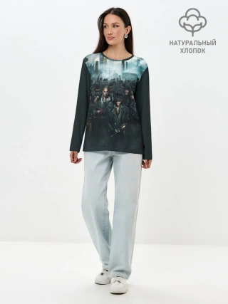 Лонгслив женский. Хлопок / ASSASSINS CREED СИНДИКАТ