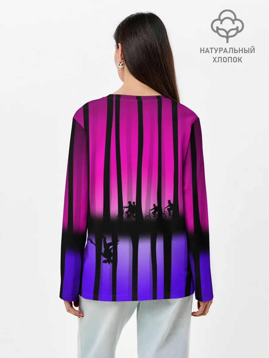 Лонгслив женский. Хлопок / Очень странные дела