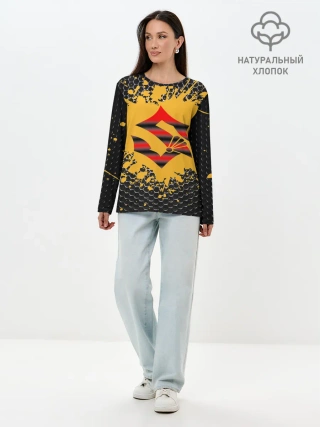 Лонгслив женский. Хлопок / Sabaton