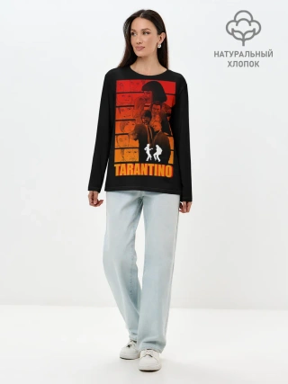 Лонгслив женский. Хлопок / Криминальное чтиво