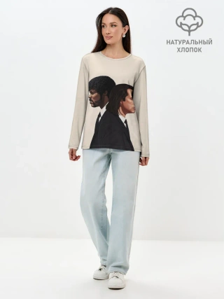 Лонгслив женский. Хлопок / Криминальное чтиво