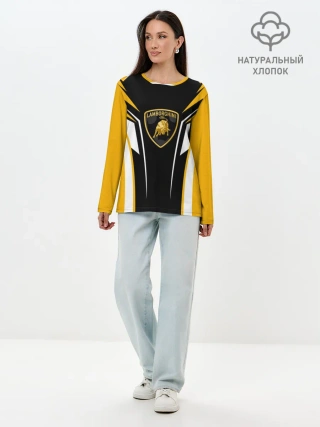 Лонгслив женский. Хлопок / Ламборгини Форма