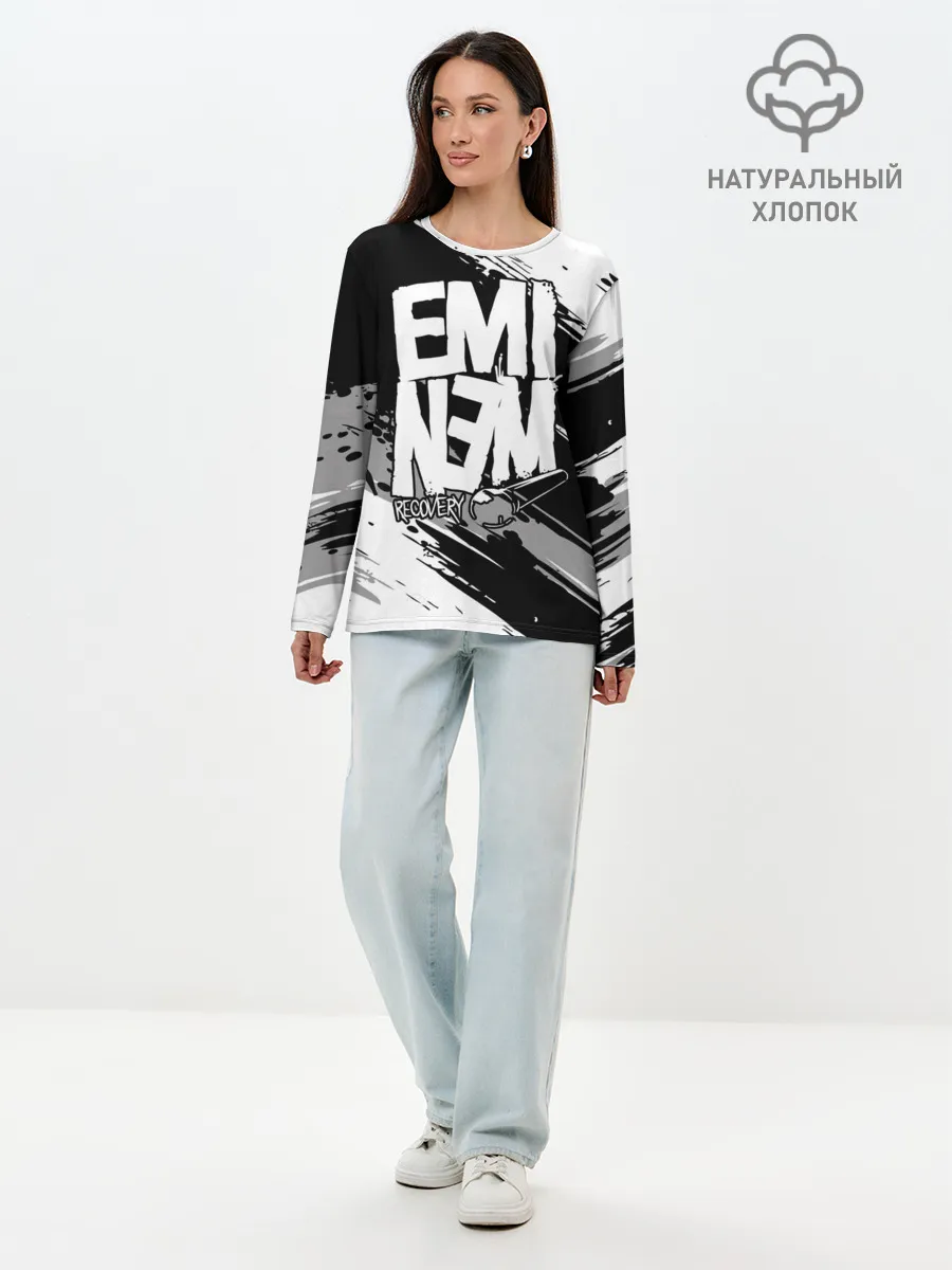 Лонгслив женский. Хлопок / Eminem