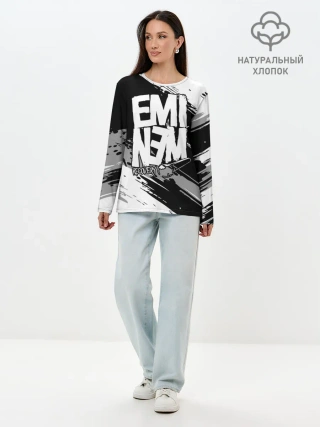 Лонгслив женский. Хлопок / Eminem