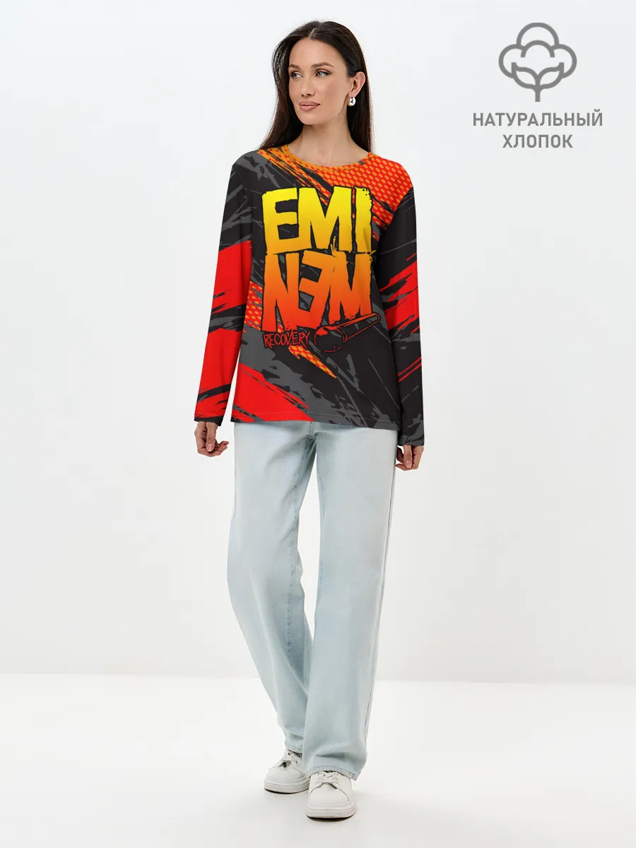 Лонгслив женский. Хлопок / Eminem