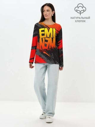 Лонгслив женский. Хлопок / Eminem