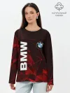 Лонгслив женский. Хлопок / BMW