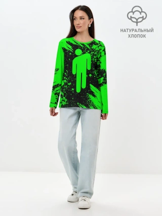 Лонгслив женский. Хлопок / BILLIE EILISH