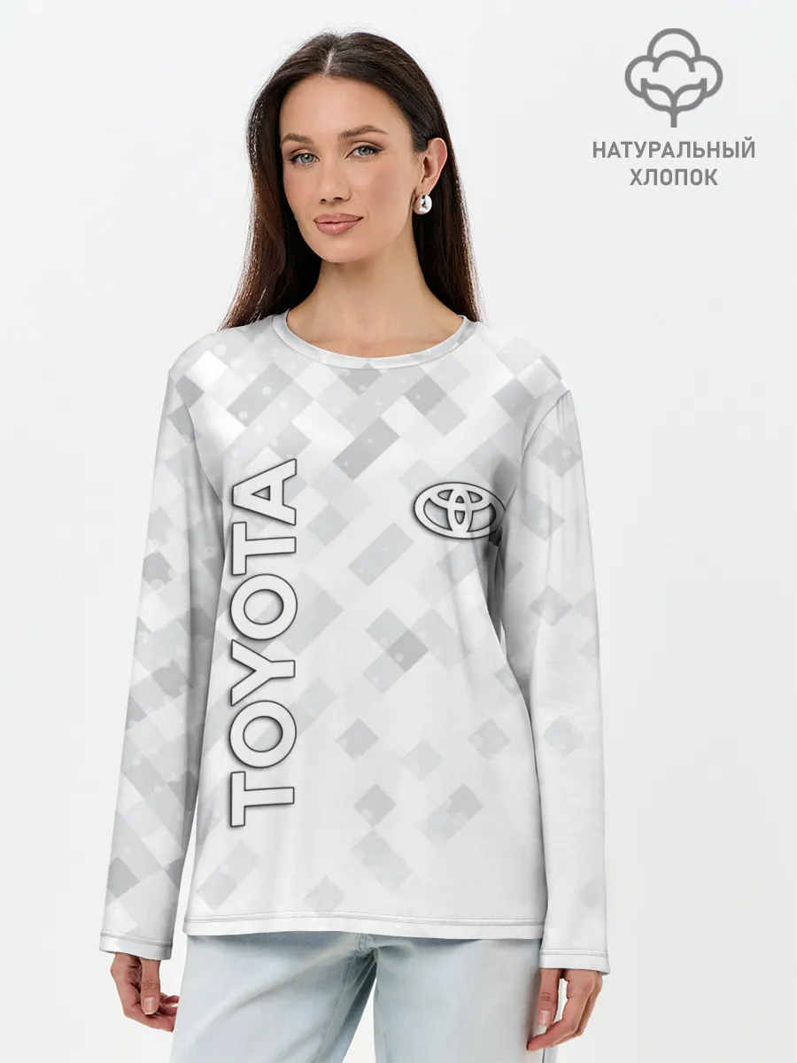 Лонгслив женский. Хлопок / TOYOTA