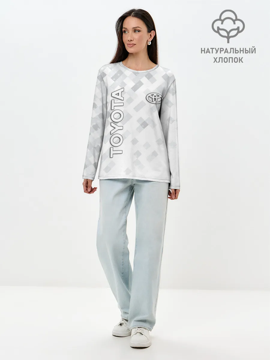 Лонгслив женский. Хлопок / TOYOTA