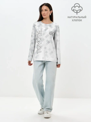 Лонгслив женский. Хлопок / TOYOTA