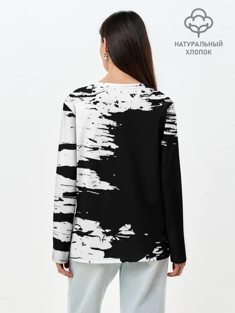 Лонгслив женский. Хлопок / Десант