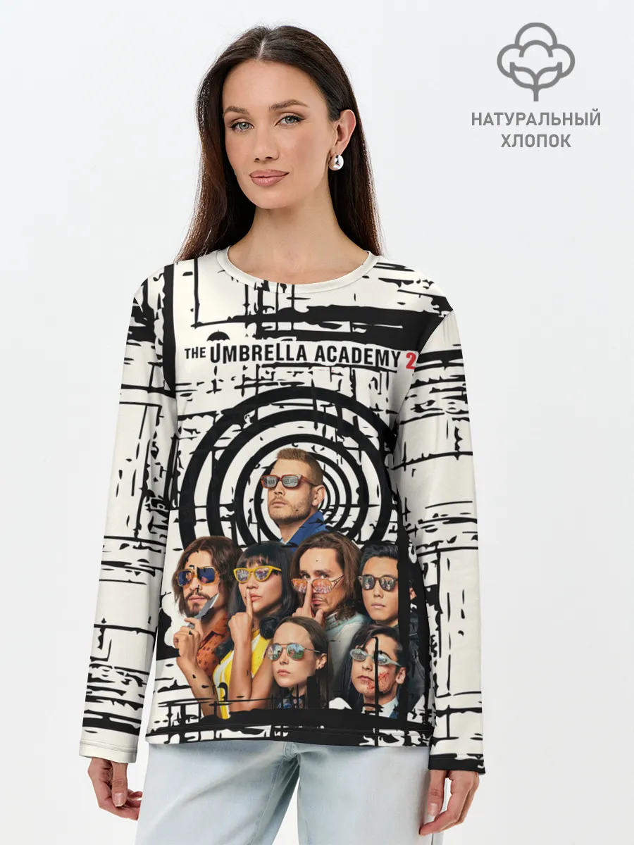 Лонгслив женский. Хлопок / The Umbrella Academy
