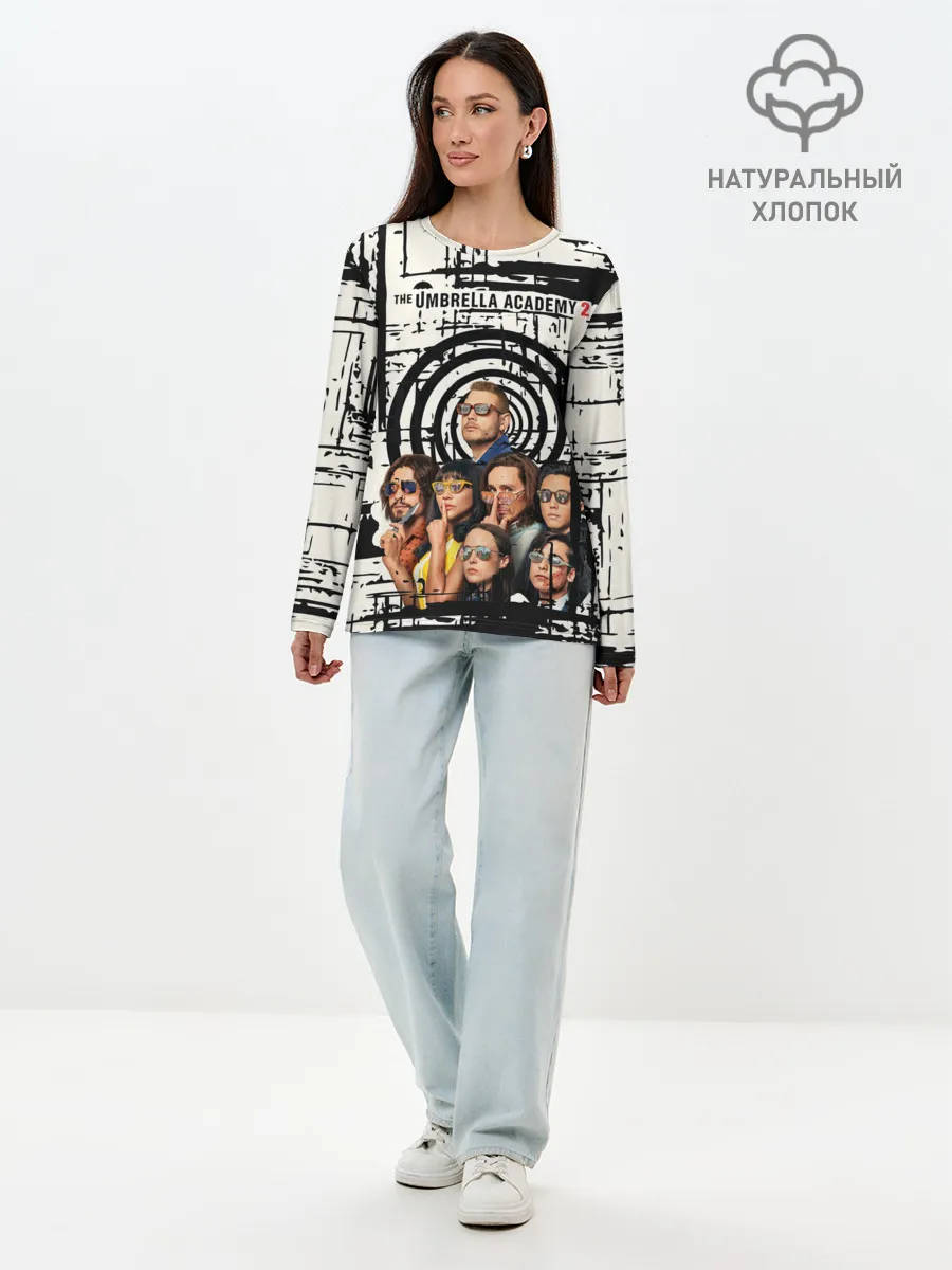 Лонгслив женский. Хлопок / The Umbrella Academy