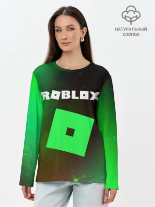 Лонгслив женский. Хлопок / ROBLOX / РОБЛОКС