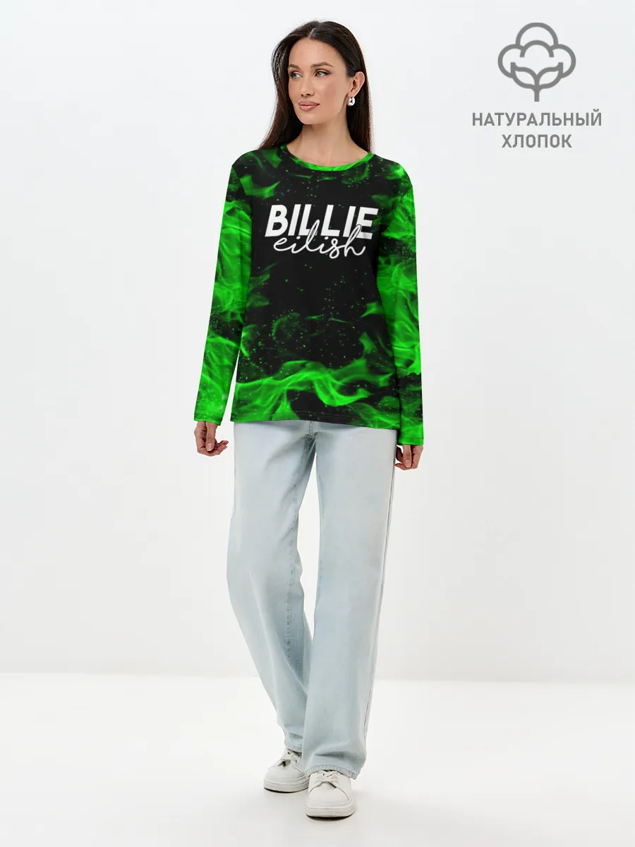 Лонгслив женский. Хлопок / BILLIE EILISH