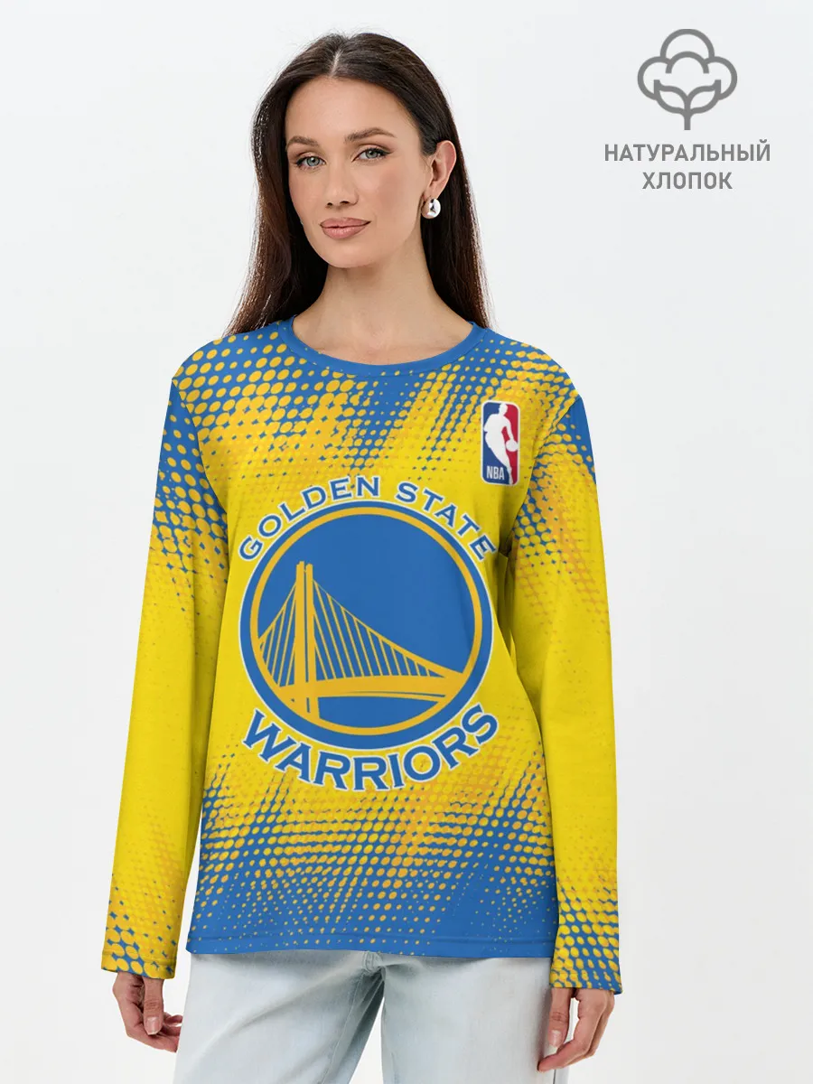 Лонгслив женский. Хлопок / Golden State Warriors