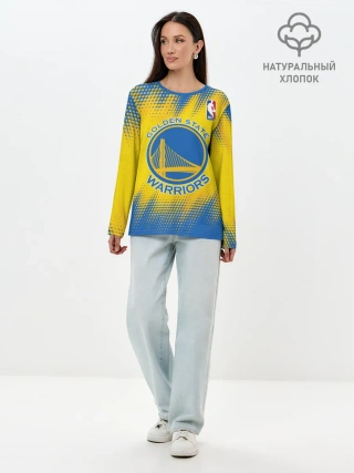 Лонгслив женский. Хлопок / Golden State Warriors