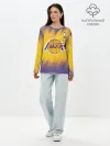 Лонгслив женский. Хлопок / Los Angeles Lakers
