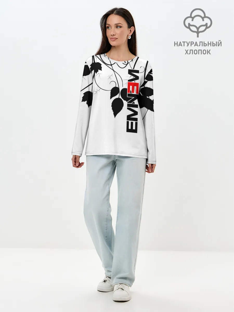 Лонгслив женский. Хлопок / Eminem